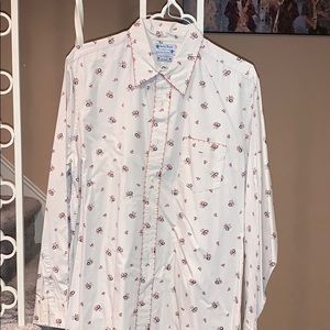 Lucky Brand Flower Print Button Up